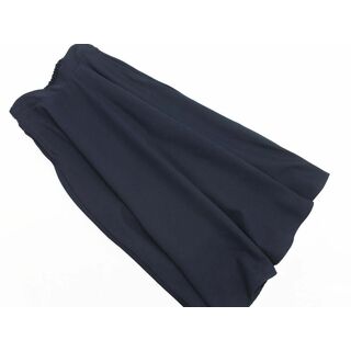 ショコラフィネローブ(chocol raffine robe)のショコラフィネローブ フレア スカート sizeF/紺 ■■ レディース(ロングスカート)
