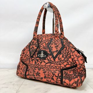 ヴィヴィアンウエストウッド(Vivienne Westwood)の《美品》ヴィヴィアンウエストウッド ヤスミン ハンドバック 総柄 オーブ(ハンドバッグ)