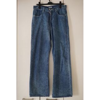 SELVEDGE FADED LIGHT DENIM PANTS 3