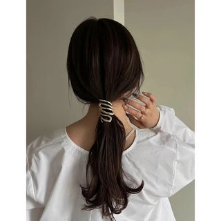 メタルカフ ヘアクリップ【新品】(バレッタ/ヘアクリップ)