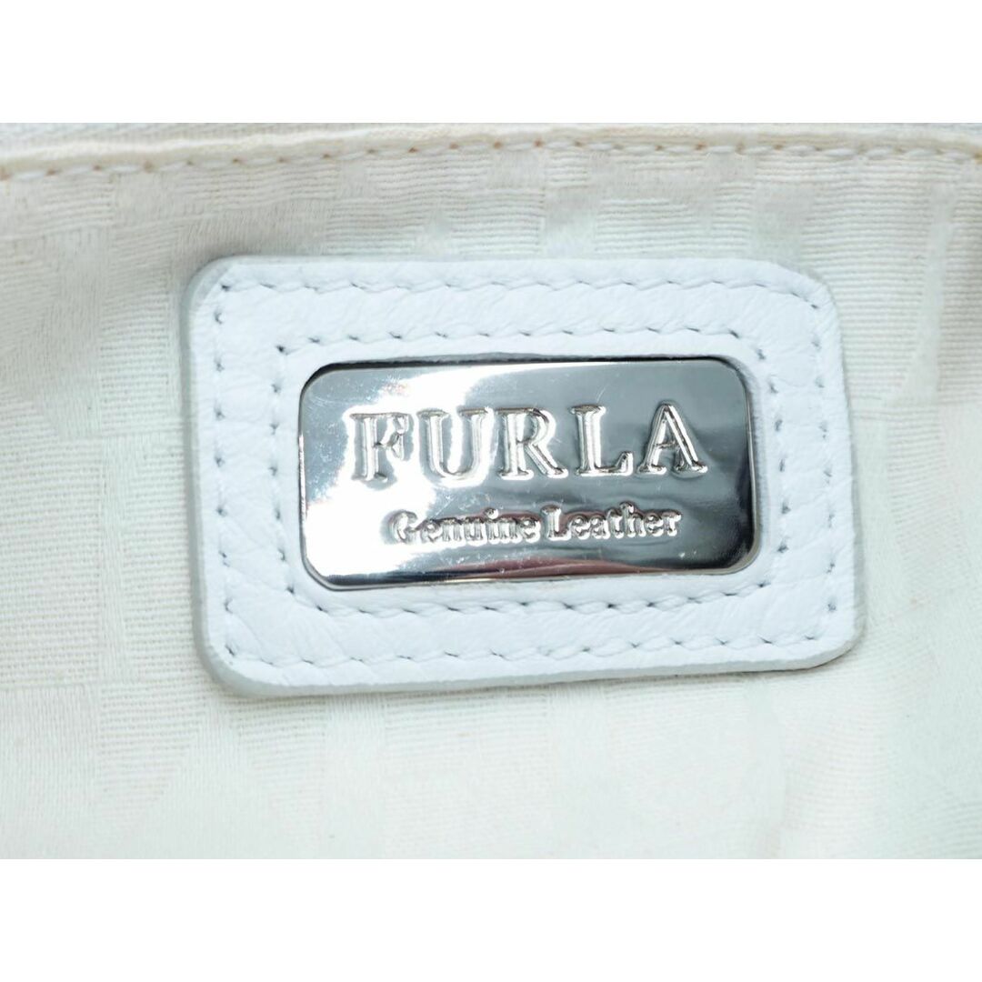 Furla(フルラ)のFURLA フルラ 本革 レザー バイカラー セミショルダー バッグ 白ｘ黒  ■■ レディース レディースのバッグ(その他)の商品写真