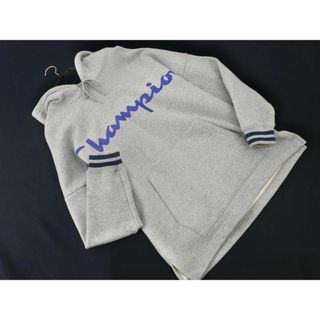 チャンピオン(Champion)のChampion チャンピオン 裏起毛 ロゴ プルオーバー パーカー sizeM/グレー ◇■ メンズ(パーカー)