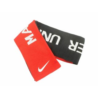 NIKE - NIKE ナイキ MUFC マンチェスターユナイテッド 応援 マフラー 黒ｘ赤 ■■ メンズ