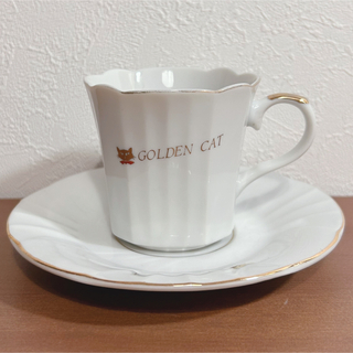 ティーカップ　コーヒーカップ　猫柄　昭和レトロ　ヴィンテージ　食器　ガーリー