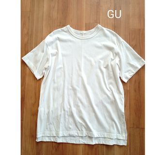 ジーユー(GU)のGU サイドスリットオーバーサイズＴ(Tシャツ(半袖/袖なし))