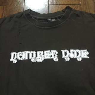 NUMBER (N)INE　Tシャツ　2　ダメージ加工