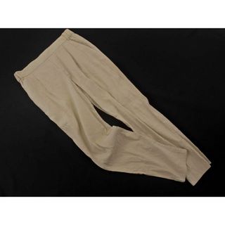 ニジュウサンク(23区)の23区 リネン混 テーパード パンツ size36/ベージュ  ■◇ レディース(その他)