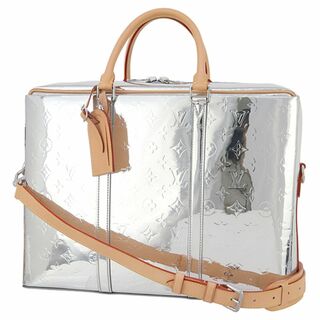 ルイヴィトン(LOUIS VUITTON)のルイヴィトン ネオ・PDV ブリーフケース モノグラムミラー キャンバス ヌメ革 シルバー グレー メンズ 未使用 h-g254(メッセンジャーバッグ)