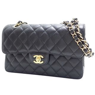 CHANEL - CHANEL(シャネル) マトラッセ ココマーク Wフラップ チェーンショルダーバッグ ショルダーバッグ 2way 肩掛け 斜め掛け ダブルフラップ 23 キャビアスキン ブラック黒 ボルドー ゴールド金具 レディース 40802091046【中古】【アラモード】