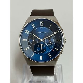 SKAGEN - 新品・未使用]スカーゲン腕時計GRENEN・クロノグラフ(エスプレッソ)