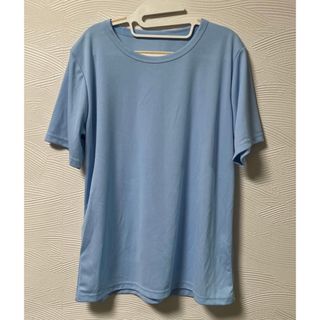 レディース　速乾Tシャツ　LL  サックス　送料無料！(Tシャツ(半袖/袖なし))