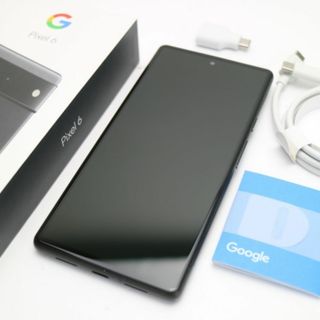 グーグル(Google)の超美品 SIMフリー Google Pixel 6 128GB GR1YH ストーミーブラック M666(スマートフォン本体)