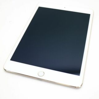 アップル(Apple)の超美品 SIMフリー iPad mini 4 128GB ゴールド  M666(タブレット)