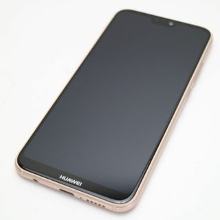 ファーウェイ(HUAWEI)の超美品 SIMフリー HUAWEI P20 lite ピンク 白ロム  M666(スマートフォン本体)