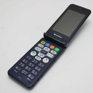 シャープ(SHARP)の良品中古 108SH ネイビー 白ロム M666(携帯電話本体)