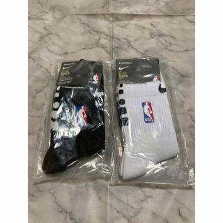 ナイキ(NIKE)のナイキ  ソックス NIKE NBA 靴下 新品未使用品 タグ無し 黒白1セット(ソックス)