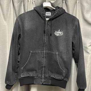 9090 king logo denim quilted jacket(Gジャン/デニムジャケット)