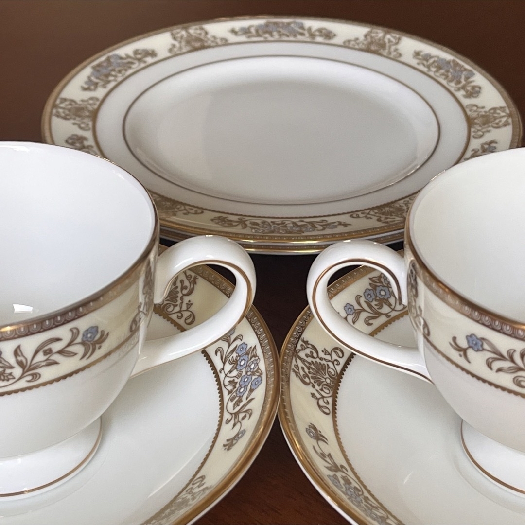 WEDGWOOD - 【美品】ウェッジウッド☆クリブデン☆トリオ ペアの WEDGWOOD - 【美品】ウェッジウッド☆クリブデン☆トリオ ペアの