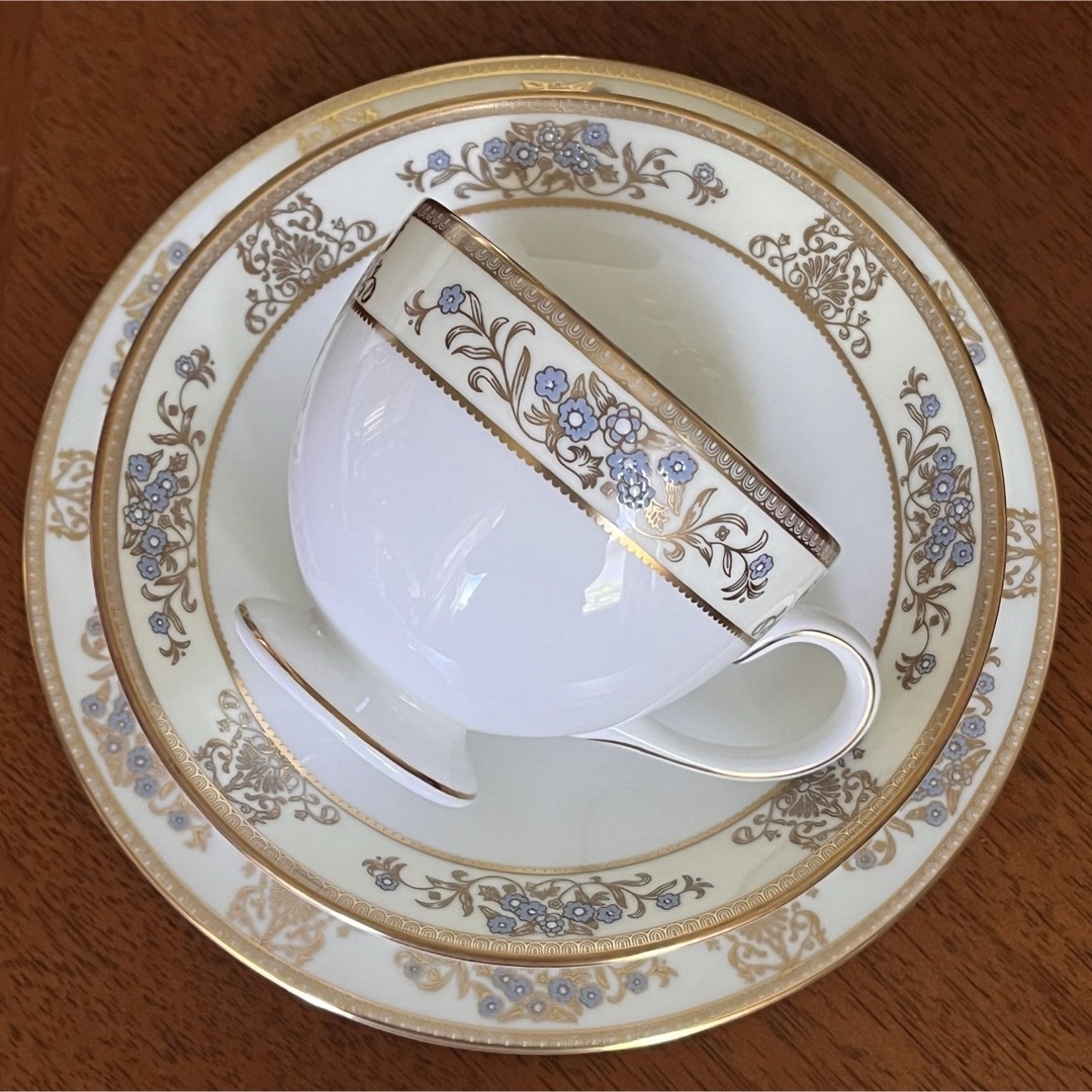 WEDGWOOD - 【美品】ウェッジウッド☆クリブデン☆トリオ ペアの WEDGWOOD - 【美品】ウェッジウッド☆クリブデン☆トリオ ペアの