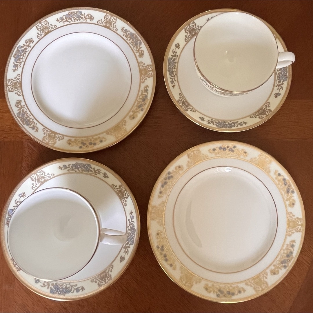 WEDGWOOD - 【美品】ウェッジウッド☆クリブデン☆トリオ ペアの WEDGWOOD - 【美品】ウェッジウッド☆クリブデン☆トリオ ペアの