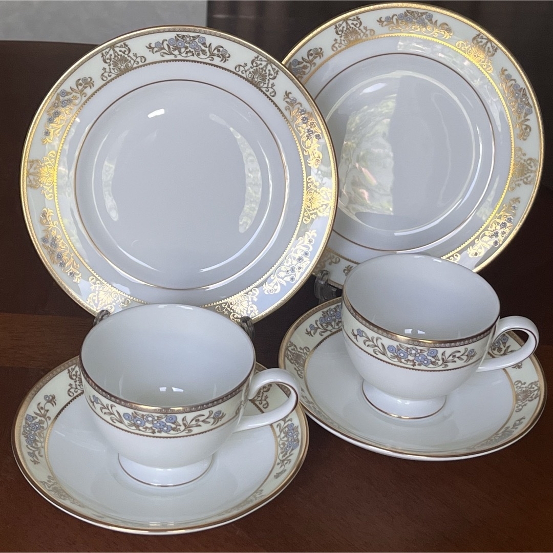 WEDGWOOD - 【美品】ウェッジウッド☆クリブデン☆トリオ ペアの WEDGWOOD - 【美品】ウェッジウッド☆クリブデン☆トリオ ペアの