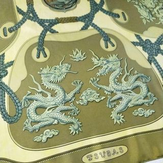 エルメス(Hermes)のHERMES　エルメス   鍔　dragon Japanese pattern(バンダナ/スカーフ)