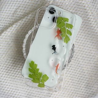 #005 全機種対応　金魚　スマホケース(iPhoneケース)