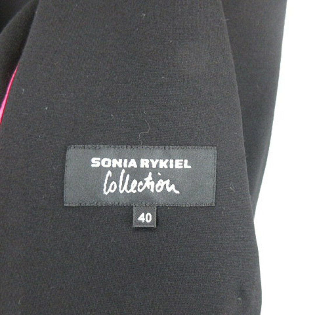 SONIA RYKIEL(ソニアリキエル)のソニアリキエル SONIA RYKIEL 2B テーラードジャケット 黒 40 レディースのジャケット/アウター(その他)の商品写真