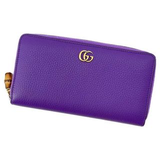 グッチ(Gucci)のグッチ 長財布 GGマーモント バンブー レザー 739499 GUCCI 財布(財布)