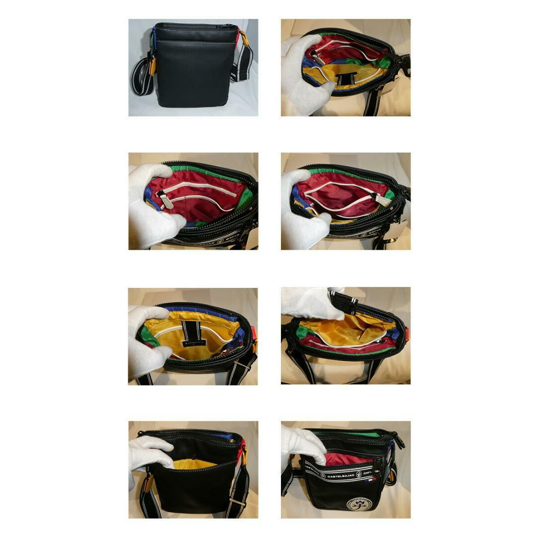 CASTELBAJAC(カステルバジャック)のカステルバジャック ルックス ショルダーバッグ 049101 ブラック メンズのバッグ(ショルダーバッグ)の商品写真