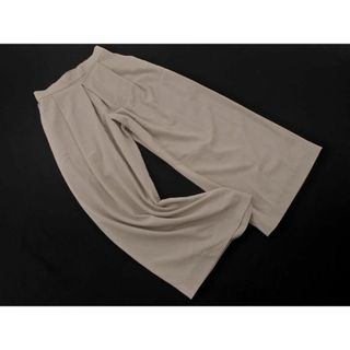 NATURAL BEAUTY BASIC - N. エヌ ナチュラルビューティーベーシック ガウチョ パンツ sizeM/グレージュ  ■◇ レディース