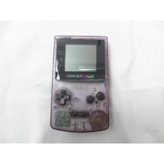  中古品 ゲーム ゲームボーイ 本体 CGB-001 クリアパープル 動作品 本体のみ(携帯用ゲーム機本体)