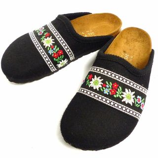 ビルケンシュトック(BIRKENSTOCK)のビルケンシュトック / Birki’s / ビルキー 花柄刺繍サンダル　38(サンダル)