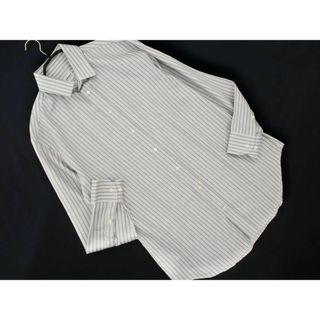 アルマーニ コレツィオーニ(ARMANI COLLEZIONI)のARMANI COLLEZIONI アルマーニコレツィオーニ ストライプ 長袖 シャツ size40/グレー ■◇ メンズ(シャツ)