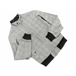 ユナイテッドアローズ(UNITED ARROWS)のgreen label relaxing グリーンレーベルリラクシング ユナイテッドアローズ グレンチェック ブルゾン ジャケット sizeS/グレー  ■◇ メンズ(その他)