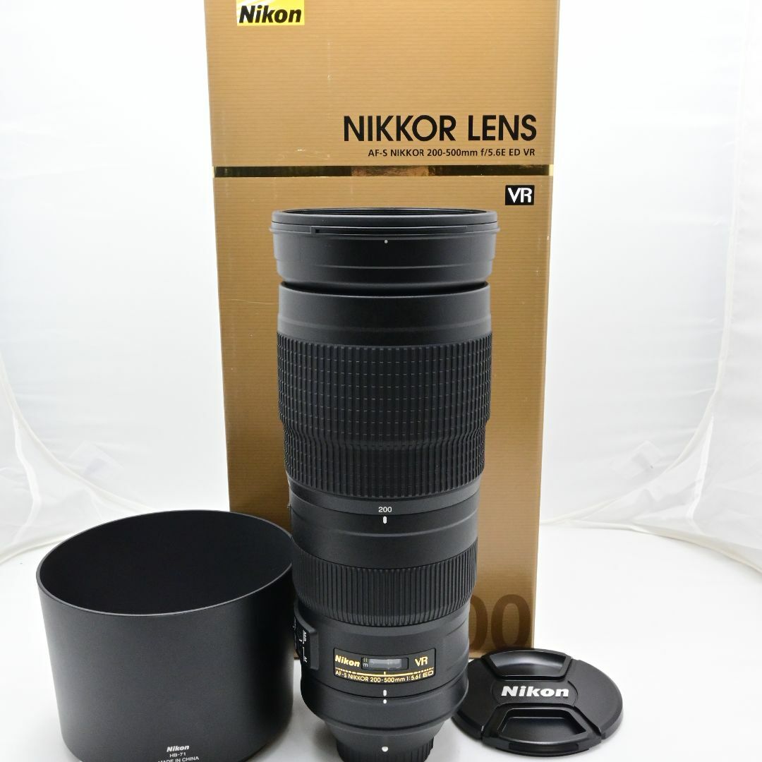 Nikon  AF-S NIKKOR200-500mm f/5.6E ED VR スマホ/家電/カメラのカメラ(レンズ(ズーム))の商品写真