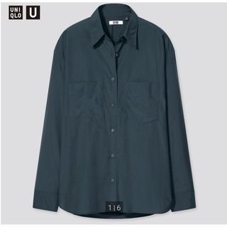 ユニクロ(UNIQLO)の【タグ付き新品】ユニクロ　ダブルポケットオーバーサイズ(シャツ/ブラウス(長袖/七分))