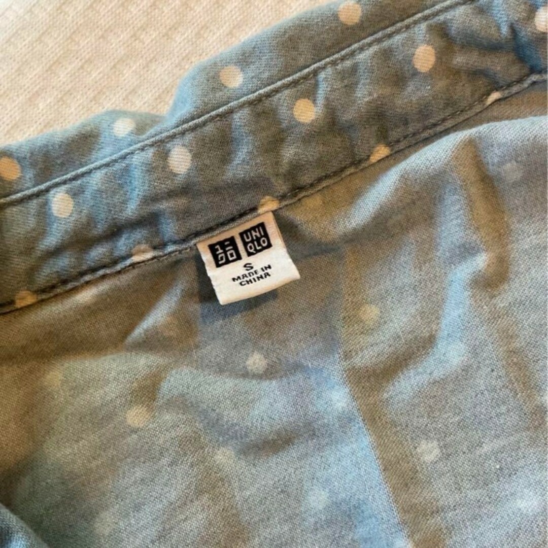 UNIQLO(ユニクロ)の水玉Tシャツ レディースのトップス(シャツ/ブラウス(長袖/七分))の商品写真