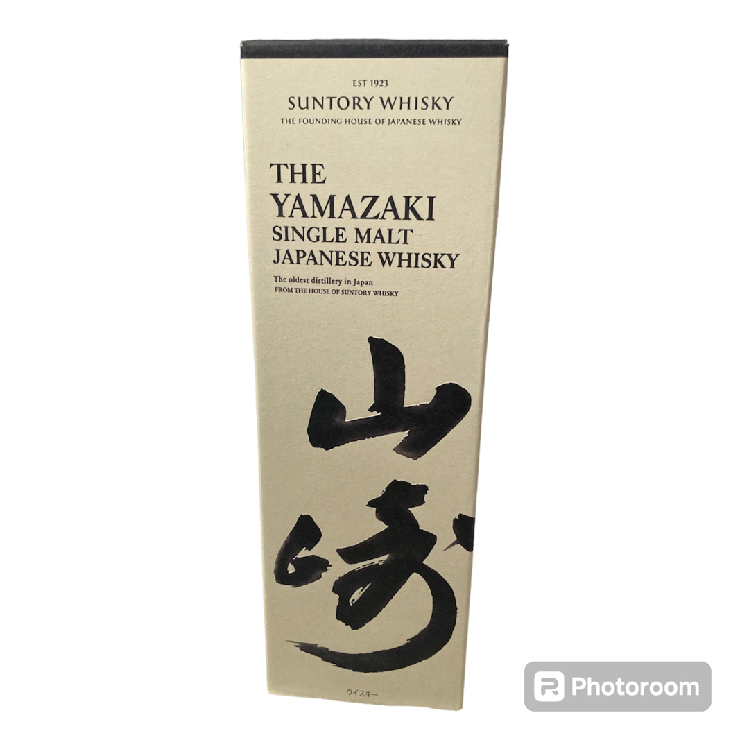 サントリー(サントリー)の山崎　100周年記念蒸留所ラベル　NV  箱付サントリーシングルモルトウィスキー 食品/飲料/酒の酒(ウイスキー)の商品写真