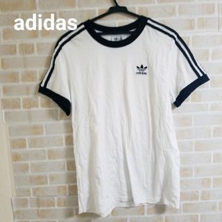 adidas - adidas スリーストライプTシャツ