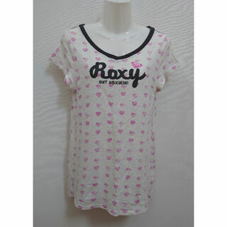 Roxy - ロキシー ROXY ハート柄Tシャツ ロゴTシャツ 半袖Tシャツ カットソー