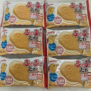 ぷくぷくたい 乳酸菌10億個 カルシウム70mg 乳酸菌ドリンク味 6個セット(菓子/デザート)