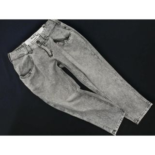 エドウィン(EDWIN)のサムシング エドウィン USED加工 クロップド デニムパンツ sizeS/グレー ■◇ レディース(デニム/ジーンズ)