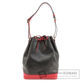 ルイヴィトン(LOUIS VUITTON)のLOUIS VUITTON ノエ バイカラー ブラック レッド ショルダーバッグ エピ レディース(ショルダーバッグ)