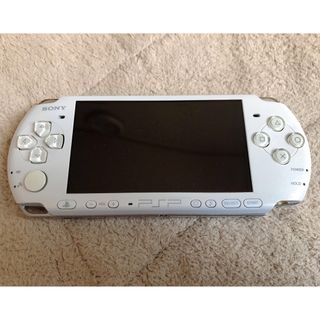 プレイステーションポータブル(PlayStation Portable)のPSP プレイステーションポータブル PSP-3000 ホワイト　ジャンク(携帯用ゲーム機本体)