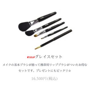 定価16500円　熊野筆　5本セット　丹精堂(チーク/フェイスブラシ)