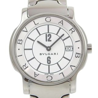 ブルガリ(BVLGARI)の【BVLGARI】ブルガリ ソロテンポ ST35S ステンレススチール クオーツ アナログ表示 レディース 白文字盤 腕時計(腕時計)