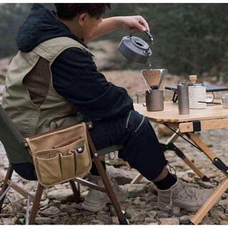 チェアサイドバッグ サイドポケット キャンプ椅子　折りたたみイス　収納バッグ(テーブル/チェア)