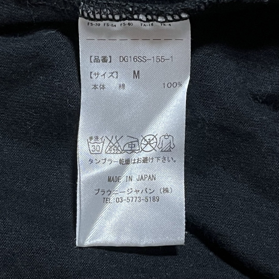 BROWNY(ブラウニー)のWEGO × DING コラボ メンズ 半袖Tシャツ 黒 プリント Mサイズ メンズのトップス(Tシャツ/カットソー(半袖/袖なし))の商品写真