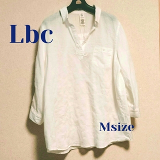 LBCロールアップシャツ　ブラウス　七分袖